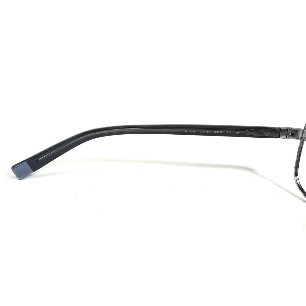 DKNY Eyeglasses Frames DY 5050 1003/87 Red Silver Square Full Rim 58-16-135